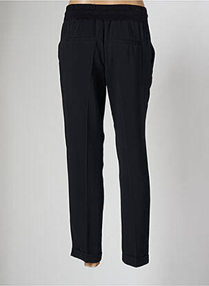 Pantalon droit taille élastique taille normale noir EMA BLUE'S femme