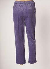 Pantalon chino violet BELLA JONES pour femme seconde vue