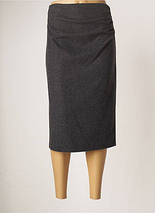 Jupe mi-longue taille normale gris MAX MARA femme
