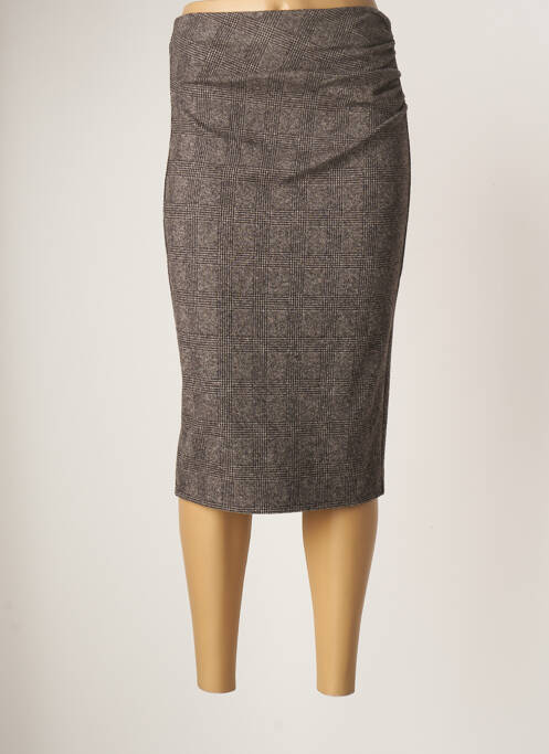 Jupe mi-longue taille normale gris MAX MARA femme