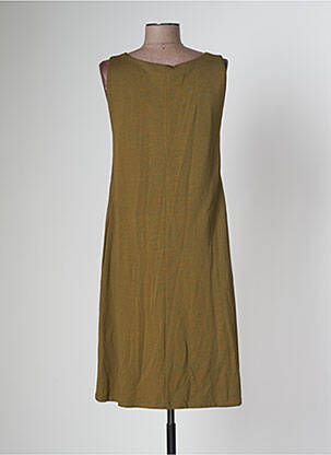 Robe mi-longue sans manche sans manche vert SKUNKFUNK femme