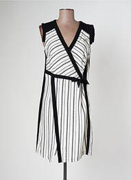 Robe courte sans manche sans manche blanc MADO ET LES AUTRES femme