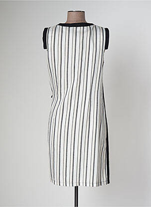 Robe courte sans manche sans manche blanc MADO ET LES AUTRES femme