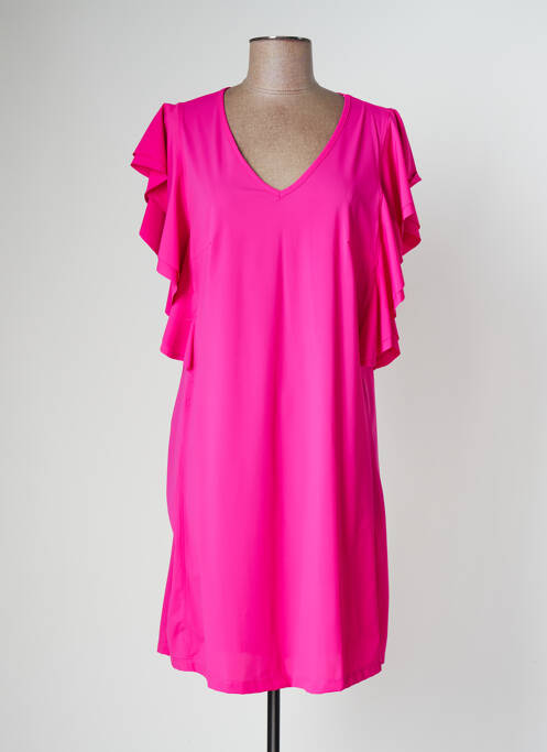 Robe courte rose MALOKA pour femme