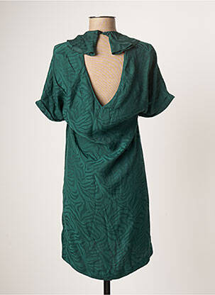 Robe courte manches courtes manches courtes vert I.CODE (By IKKS) femme