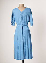 Robe mi-longue bleu SKFK pour femme seconde vue