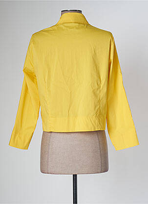 Veste casual poches jaune MALOKA femme