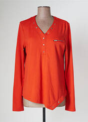 T-shirt orange MADO ET LES AUTRES pour femme seconde vue