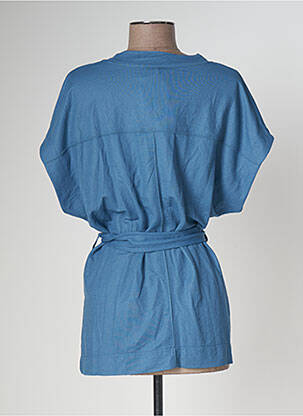 Tunique manches courtes coupe cintrée bleu TIFFOSI femme