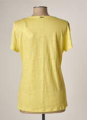 T-shirt jaune ONE STEP pour femme seconde vue