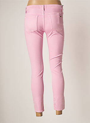 Pantalon 7/8 stretch taille normale rose ACQUAVERDE femme