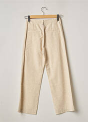 Pantalon droit beige I-COTON pour femme seconde vue