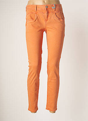 Pantalon slim orange STREET ONE pour femme