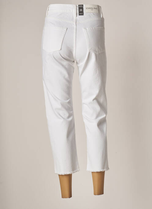 Jean coupe Mom blanc SCHOOL RAG femme