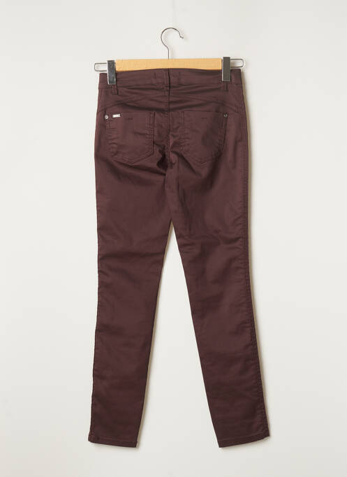Pantalon slim marron STREET ONE pour femme
