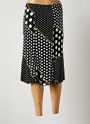 Jupe mi-longue taille normale noir JUMFIL femme