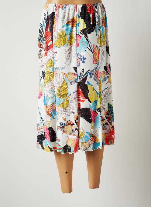 Jupe mi-longue blanc JUMFIL pour femme