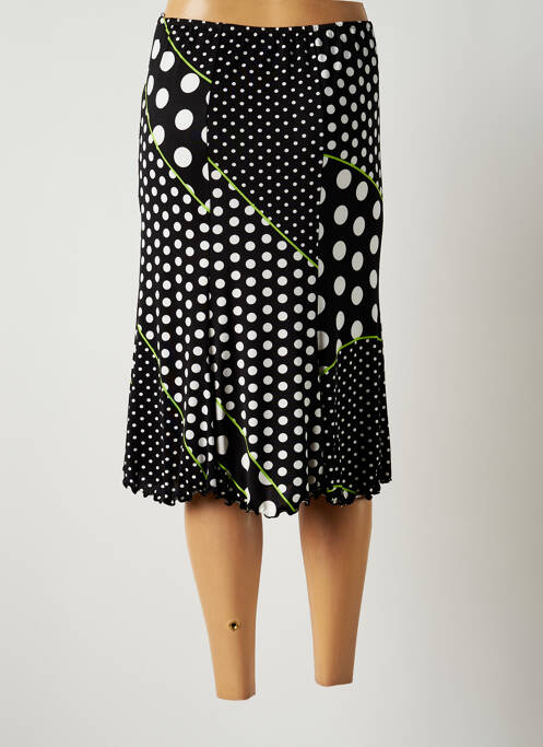 Jupe mi-longue noir JUMFIL pour femme