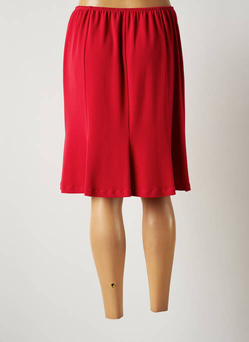 Jupe mi-longue rouge JUMFIL pour femme