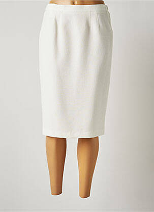 Jupe mi-longue taille normale beige JUMFIL femme