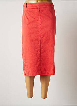 Jupe mi-longue stretch rose JUMFIL femme