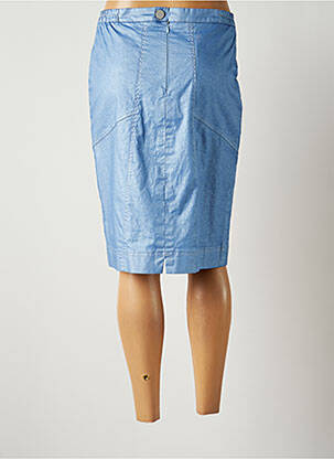 Jupe mi-longue taille normale bleu JUMFIL femme