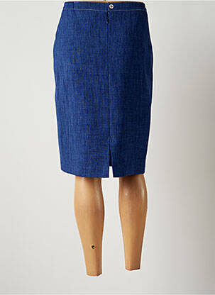 Jupe mi-longue taille normale bleu JUMFIL femme