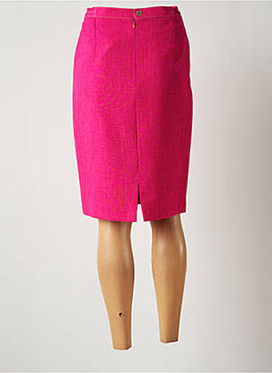 Jupe mi-longue doublure textile rose JUMFIL femme