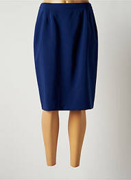 Jupe mi-longue doublure textile bleu JUMFIL femme