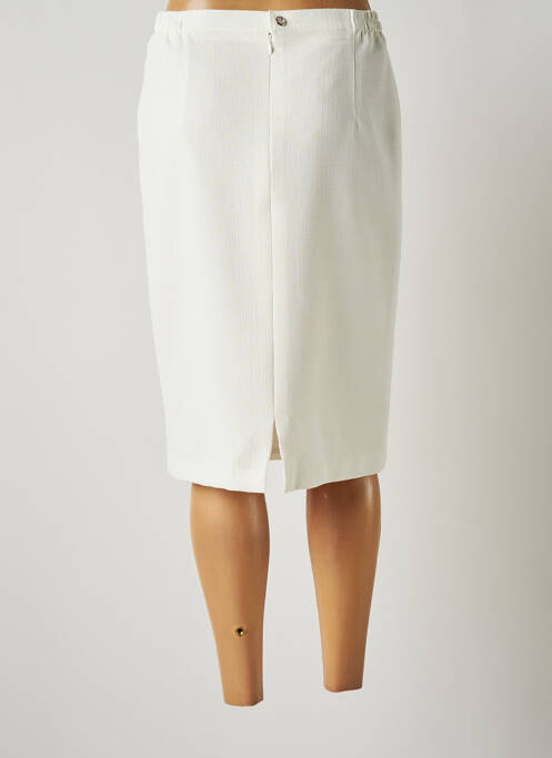 Jupe mi-longue beige JUMFIL pour femme