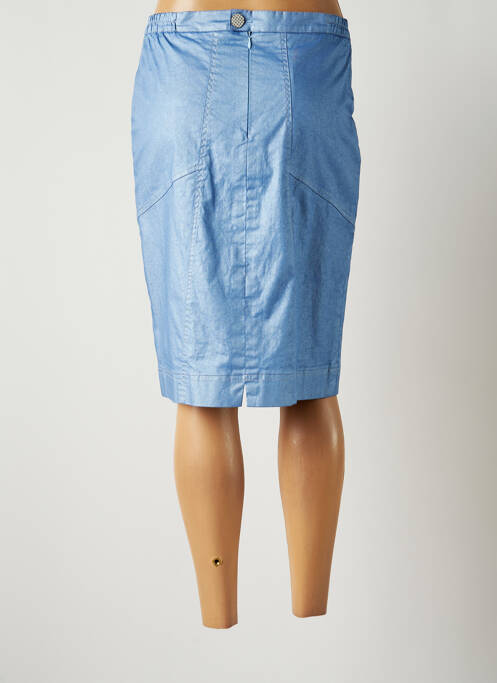 Jupe mi-longue bleu JUMFIL pour femme