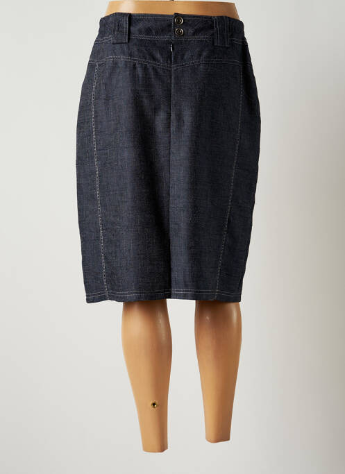 Jupe mi-longue bleu JUMFIL pour femme