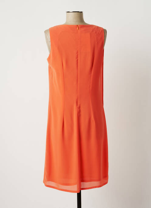 Robe mi-longue orange JUMFIL pour femme