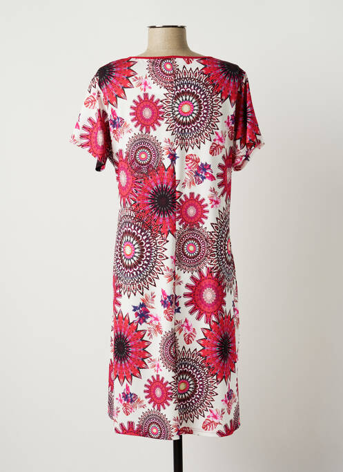 Robe mi-longue rouge JUMFIL pour femme