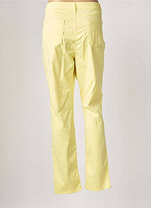 Pantalon slim stretch taille normale jaune JUMFIL femme