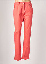 Pantalon slim stretch taille normale rose JUMFIL femme