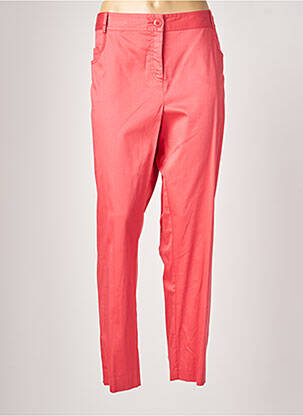 Pantalon slim stretch taille normale rose FUEGO WOMAN femme