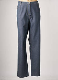 Jeans coupe droite broderie rivets taille normale bleu JUMFIL femme