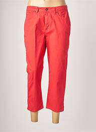 Pantacourt coupe droite taille normale rouge JUMFIL femme