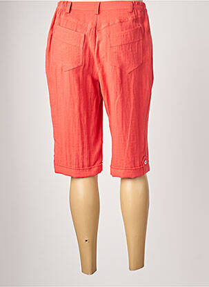 Bermuda taille élastique taille normale orange JUMFIL femme