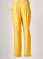 Pantalon droit jaune JUMFIL pour femme seconde vue