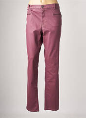 Pantalon droit violet BRUNO SAINT HILAIRE pour femme seconde vue