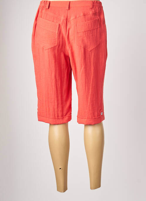 Bermuda taille élastique taille normale orange JUMFIL femme