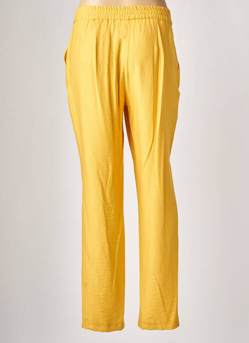 Pantalon droit jaune JUMFIL pour femme