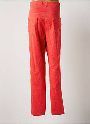 Pantalon droit stretch taille normale rose JUMFIL femme