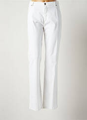 Pantalon droit blanc BRUNO SAINT HILAIRE pour femme seconde vue