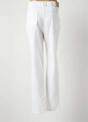 Pantalon slim blanc BRUNO SAINT HILAIRE pour femme seconde vue