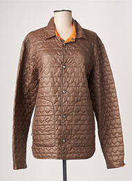 Doudoune poches sans capuche marron JUMFIL femme