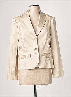 Veste casual epaulette beige JUMFIL femme