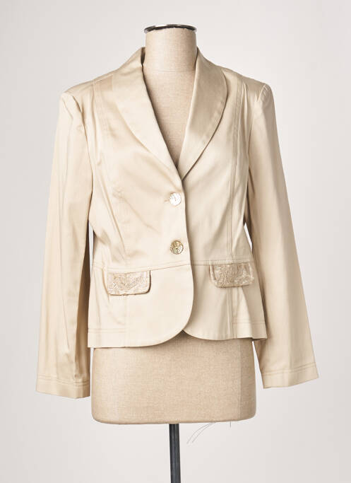 Veste casual epaulette beige JUMFIL femme